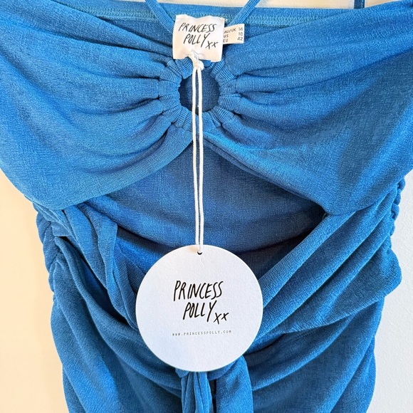 Princess Polly Strapless Blue Dress, NWT, Size 10. - Picture 5 of 5